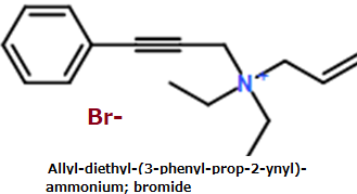 CAS#Allyl-diethyl-(3-phenyl-prop-2-ynyl)-ammonium; bromide